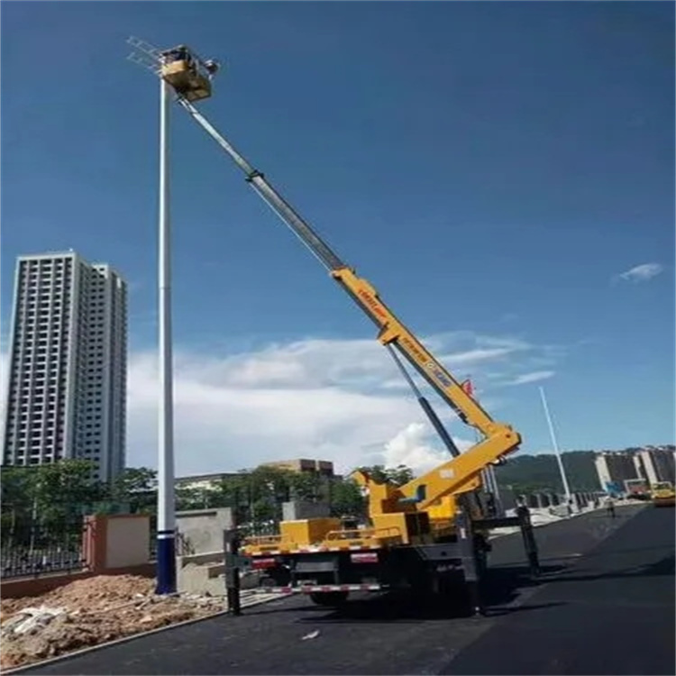 莆田秀屿维修路灯的曲臂升降车出租