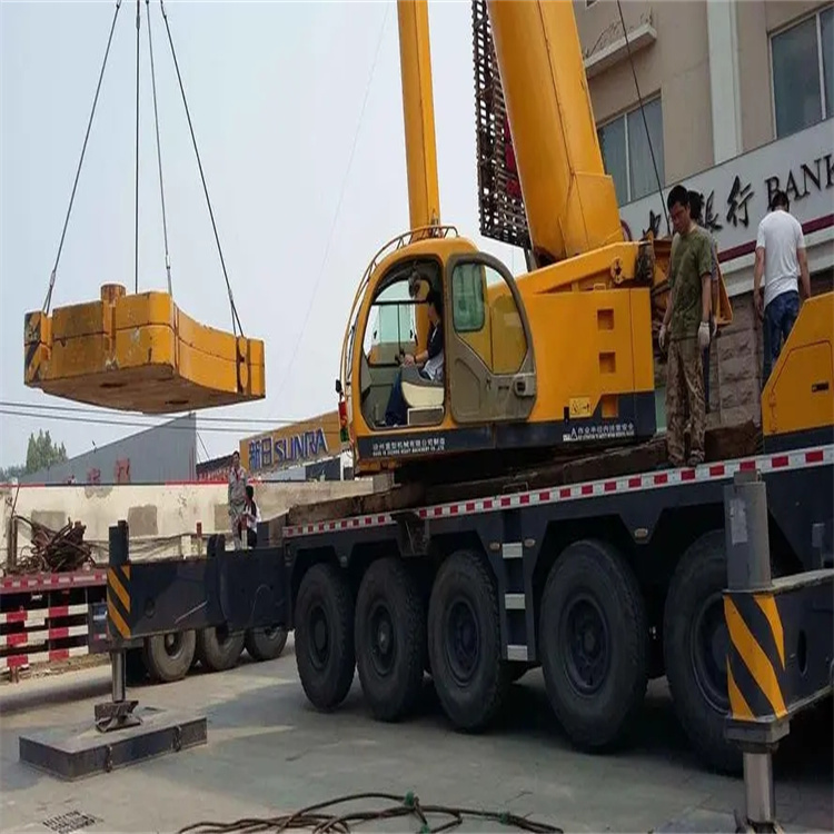 莆田秀屿当地吊车出租|机器吊装|75吨|工厂搬迁服务